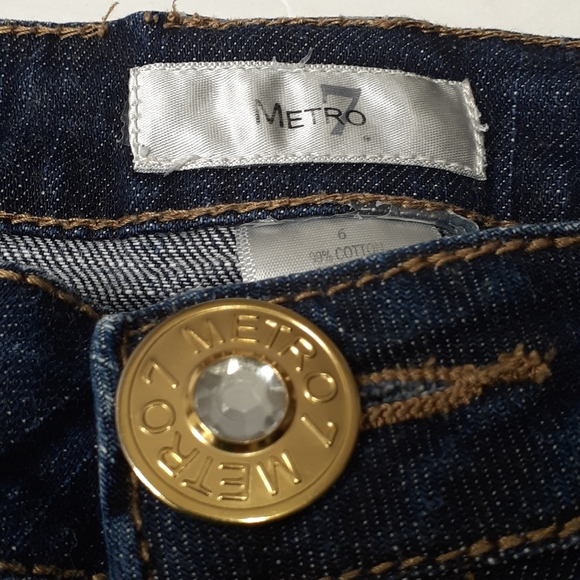 Metro7 Skinny Zippered Legs Size 6 - Picture 13 of 16